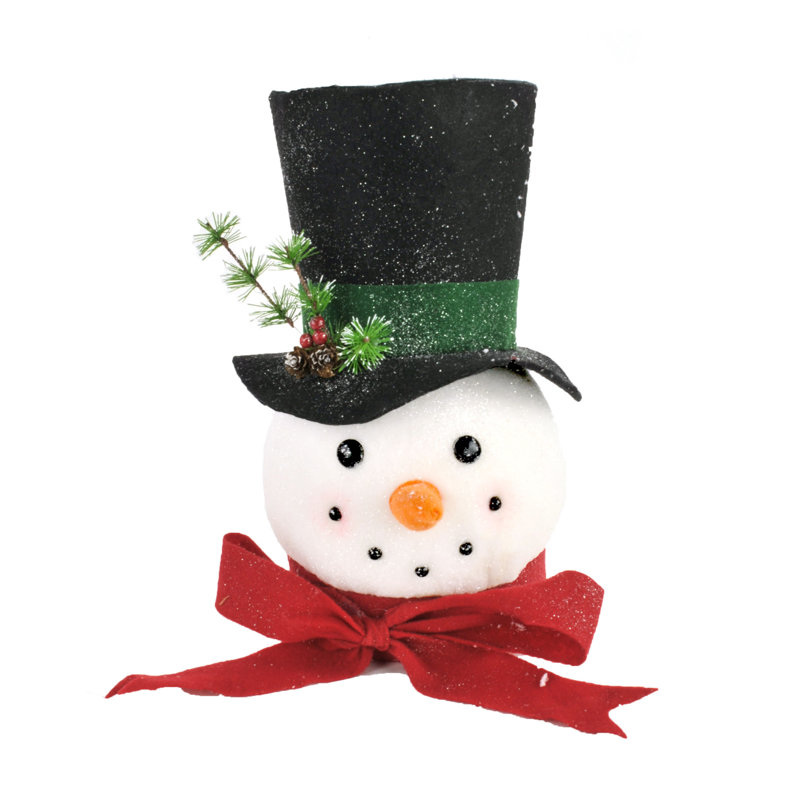 The Holiday Aisle Snowman Head Tree Topper & Reviews Wayfair